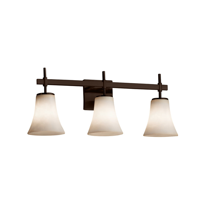 Justice Designs CLD-8413-20-DBRZ-LED3-2100 LED Bath Bar, Dark Bronze