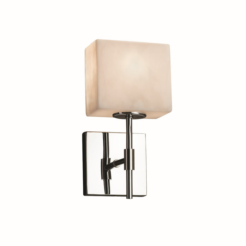 Justice Designs CLD-8417-55-CROM One Light Wall Sconce, Polished Chrome