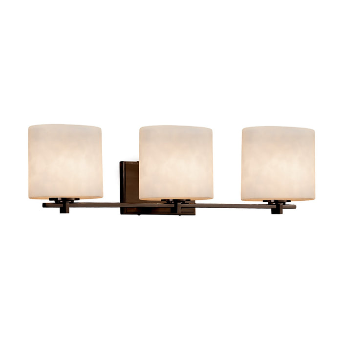 Justice Designs CLD-8443-30-DBRZ-LED3-2100 LED Bath Bar, Dark Bronze