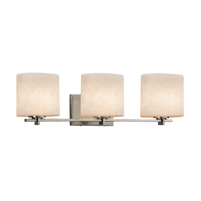 Justice Designs CLD-8443-30-NCKL-LED3-2100 LED Bath Bar, Brushed Nickel