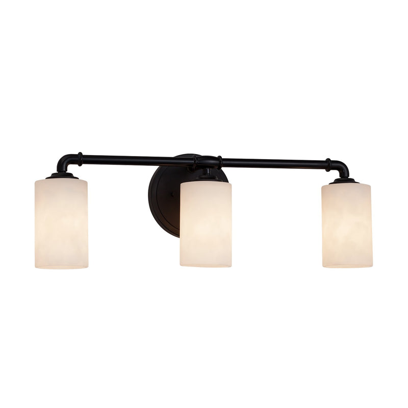 Justice Designs CLD-8463-10-MBLK-LED3-2100 LED Bath Bar, Matte Black