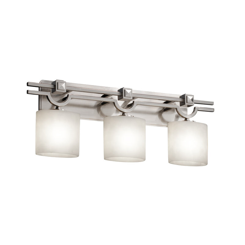 Justice Designs CLD-8503-30-NCKL-LED3-2100 LED Bath Bar, Brushed Nickel