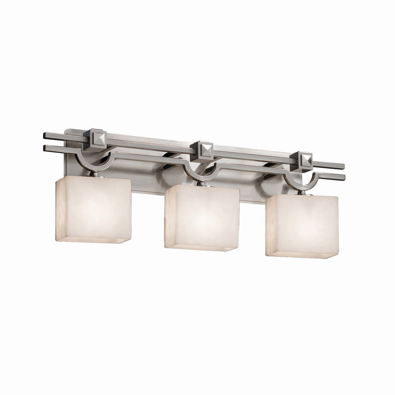 Justice Designs CLD-8503-55-NCKL-LED3-2100 LED Bath Bar, Brushed Nickel