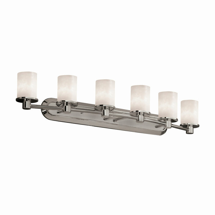 Justice Designs CLD-8516-10-NCKL-LED6-4200 LED Bath Bar, Brushed Nickel
