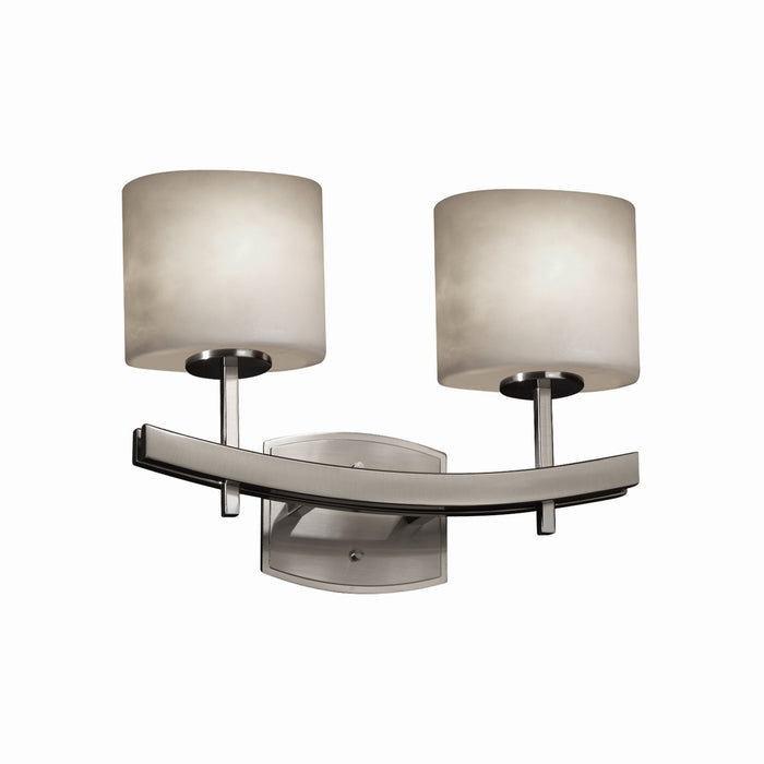 Justice Designs CLD-8592-30-NCKL-LED2-1400 LED Bath Bar, Brushed Nickel