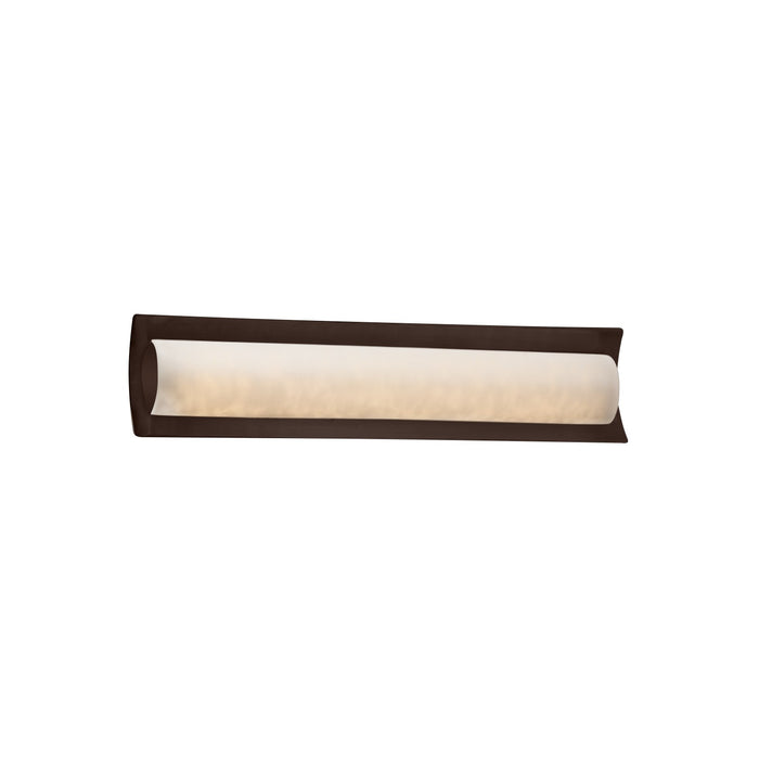 Justice Designs CLD-8631-DBRZ LED Linear Bath Bar, Dark Bronze