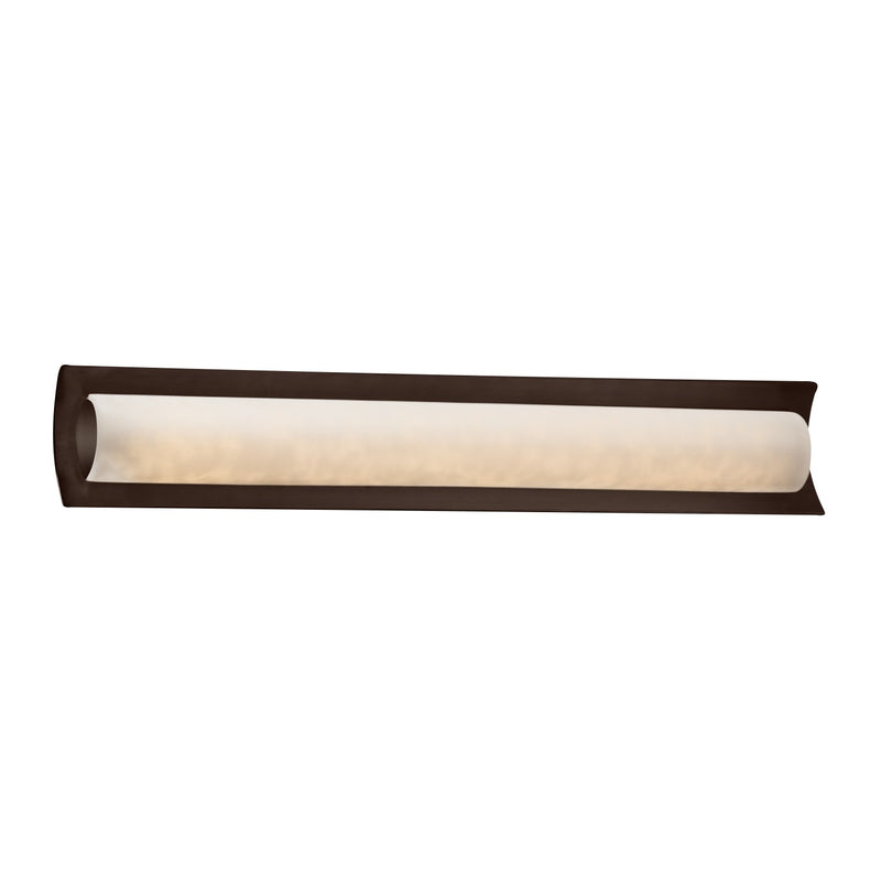 Justice Designs CLD-8635-DBRZ LED Linear Bath Bar, Dark Bronze