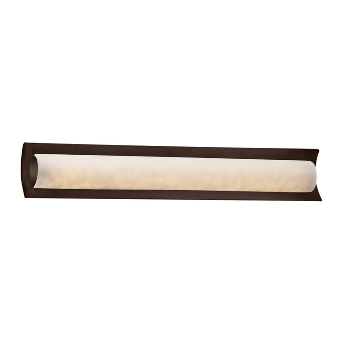 Justice Designs CLD-8635-DBRZ LED Linear Bath Bar, Dark Bronze