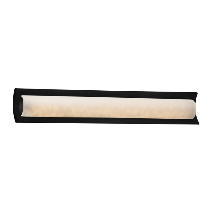 Justice Designs CLD-8635-MBLK LED Linear Bath Bar, Matte Black
