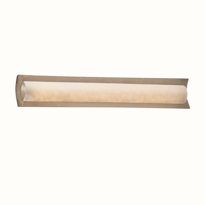 Justice Designs CLD-8635-NCKL LED Linear Bath Bar, Brushed Nickel