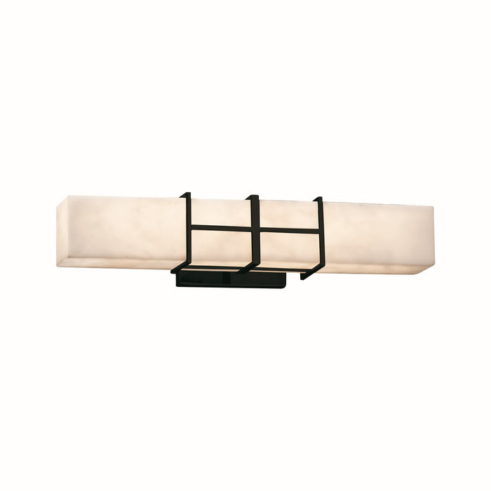 Justice Designs CLD-8640-DBRZ LED Linear Bath Bar, Dark Bronze