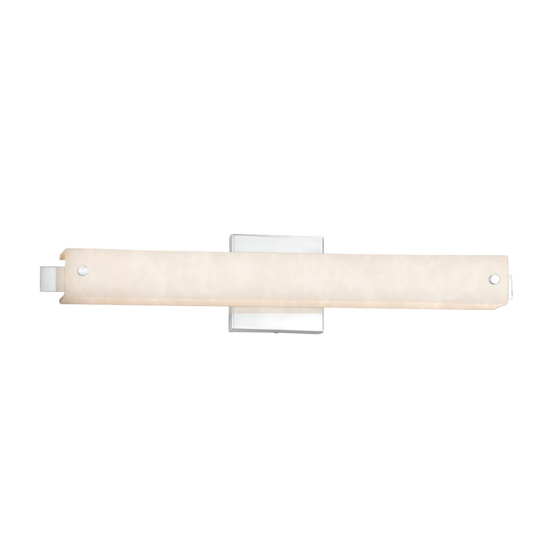 Justice Designs CLD-8681-CROM LED Linear Bath Bar, Polished Chrome