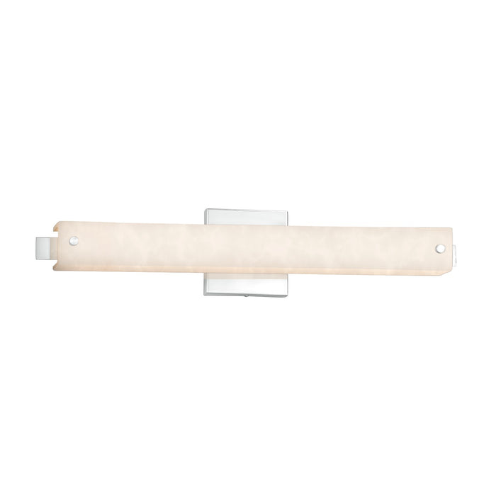 Justice Designs CLD-8681-CROM LED Linear Bath Bar, Polished Chrome