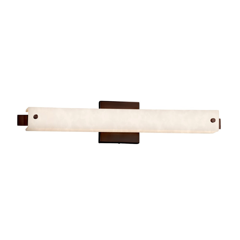 Justice Designs CLD-8681-DBRZ LED Linear Bath Bar, Dark Bronze