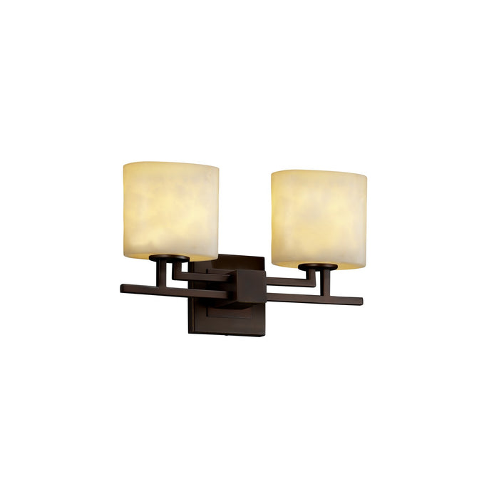 Justice Designs CLD-8702-30-DBRZ-LED2-1400 LED Bath Bar, Dark Bronze