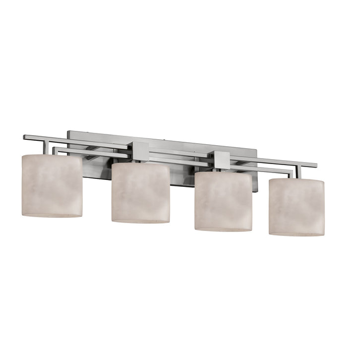Justice Designs CLD-8704-30-NCKL-LED4-2800 LED Bath Bar, Brushed Nickel