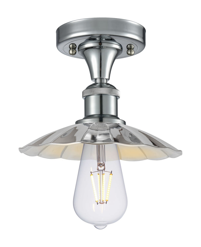 Innovations 516-1C-PC-M17-PC LED Semi-Flush Mount, Polished Chrome
