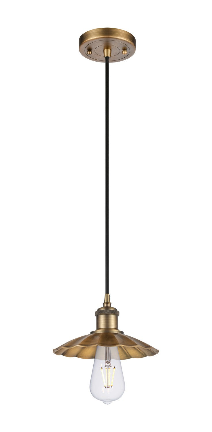 Innovations 516-1P-BB-M17-BB LED Mini Pendant, Brushed Brass