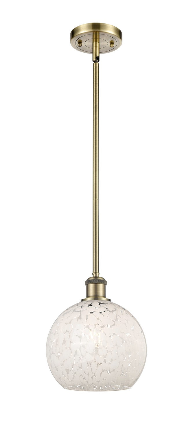 Innovations 516-1S-AB-G1216-8WM LED Mini Pendant, Antique Brass
