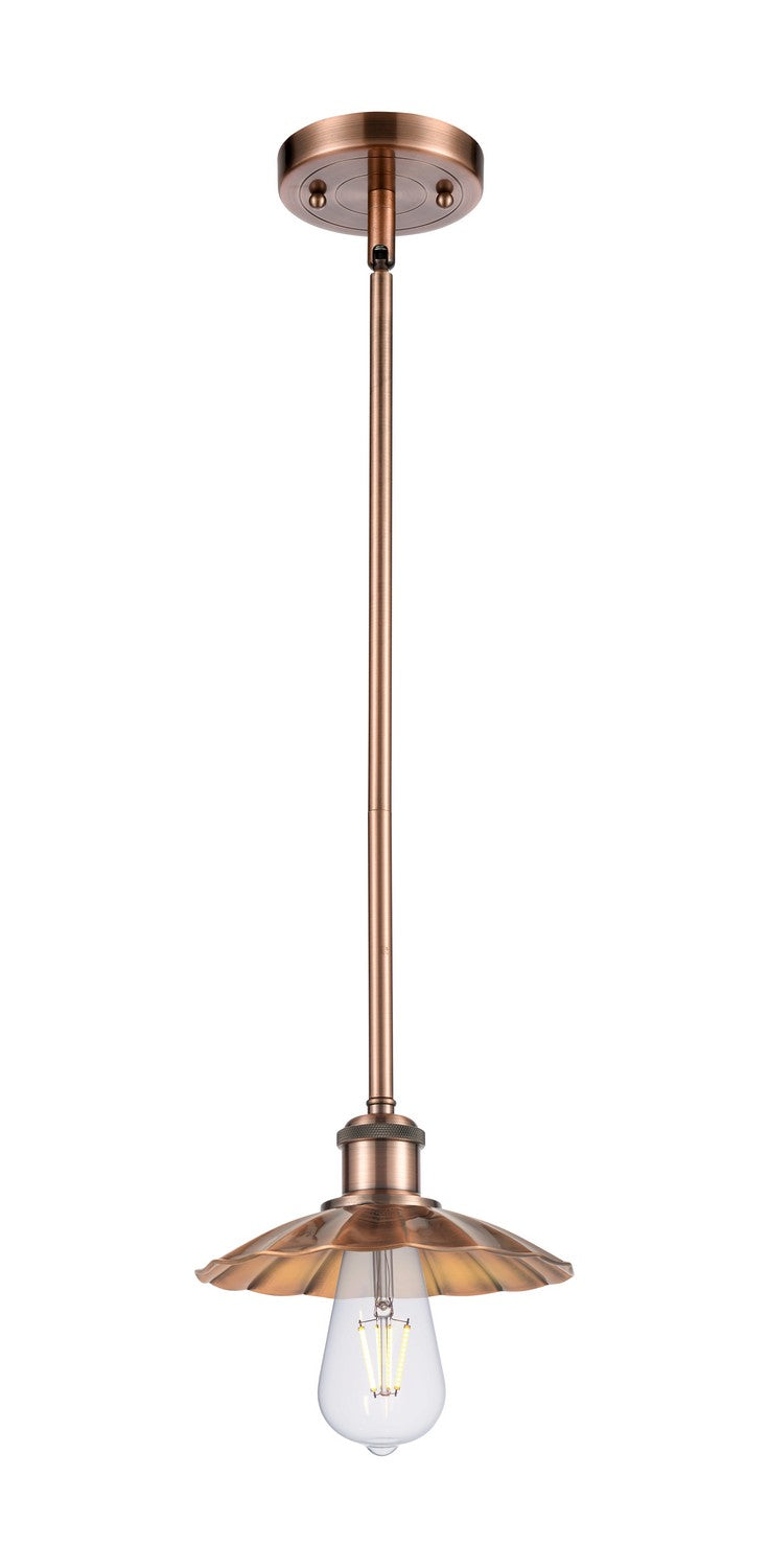 Innovations 516-1S-AC-M17-AC LED Mini Pendant, Antique Copper