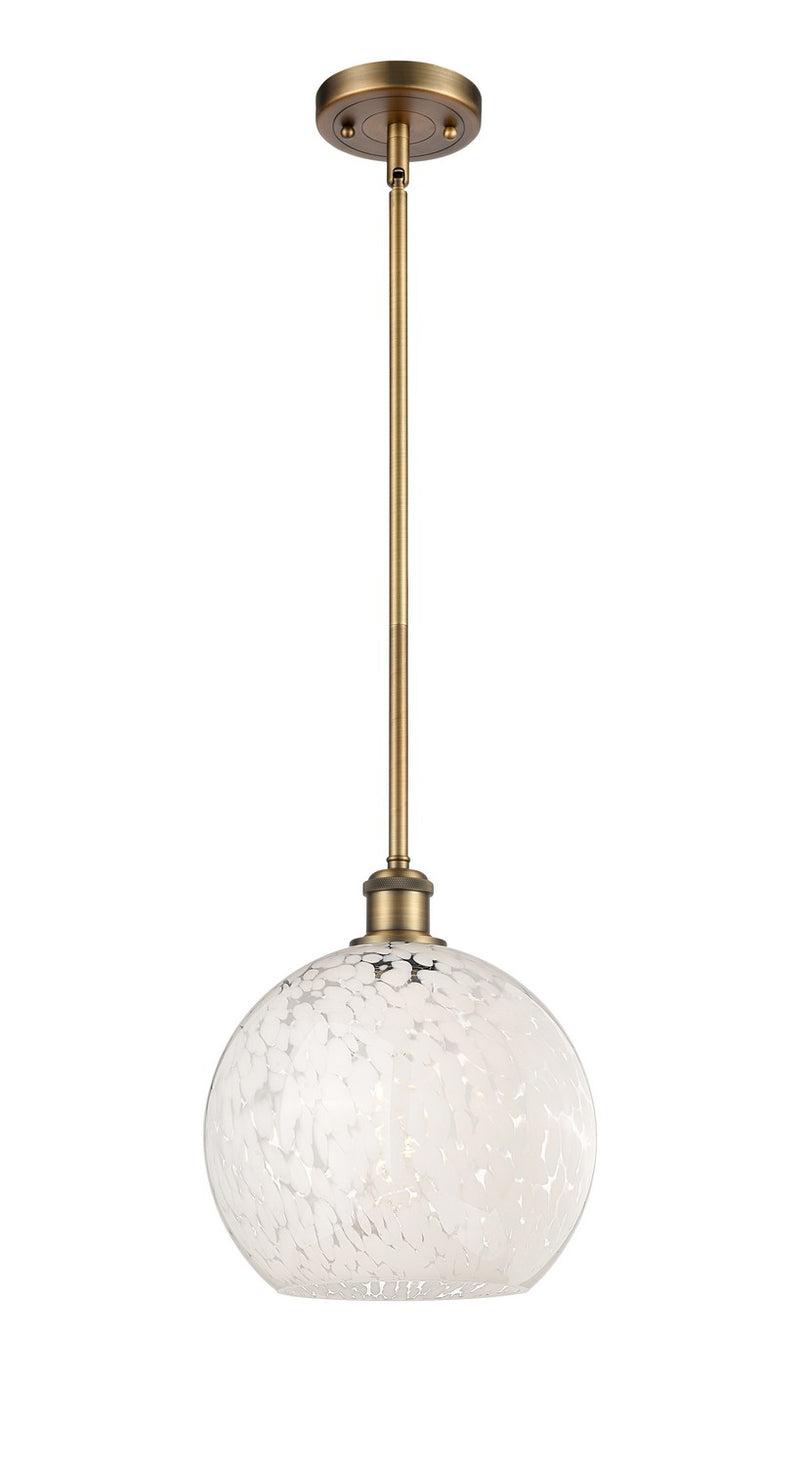 Innovations 516-1S-BB-G1216-10WM LED Mini Pendant, Brushed Brass