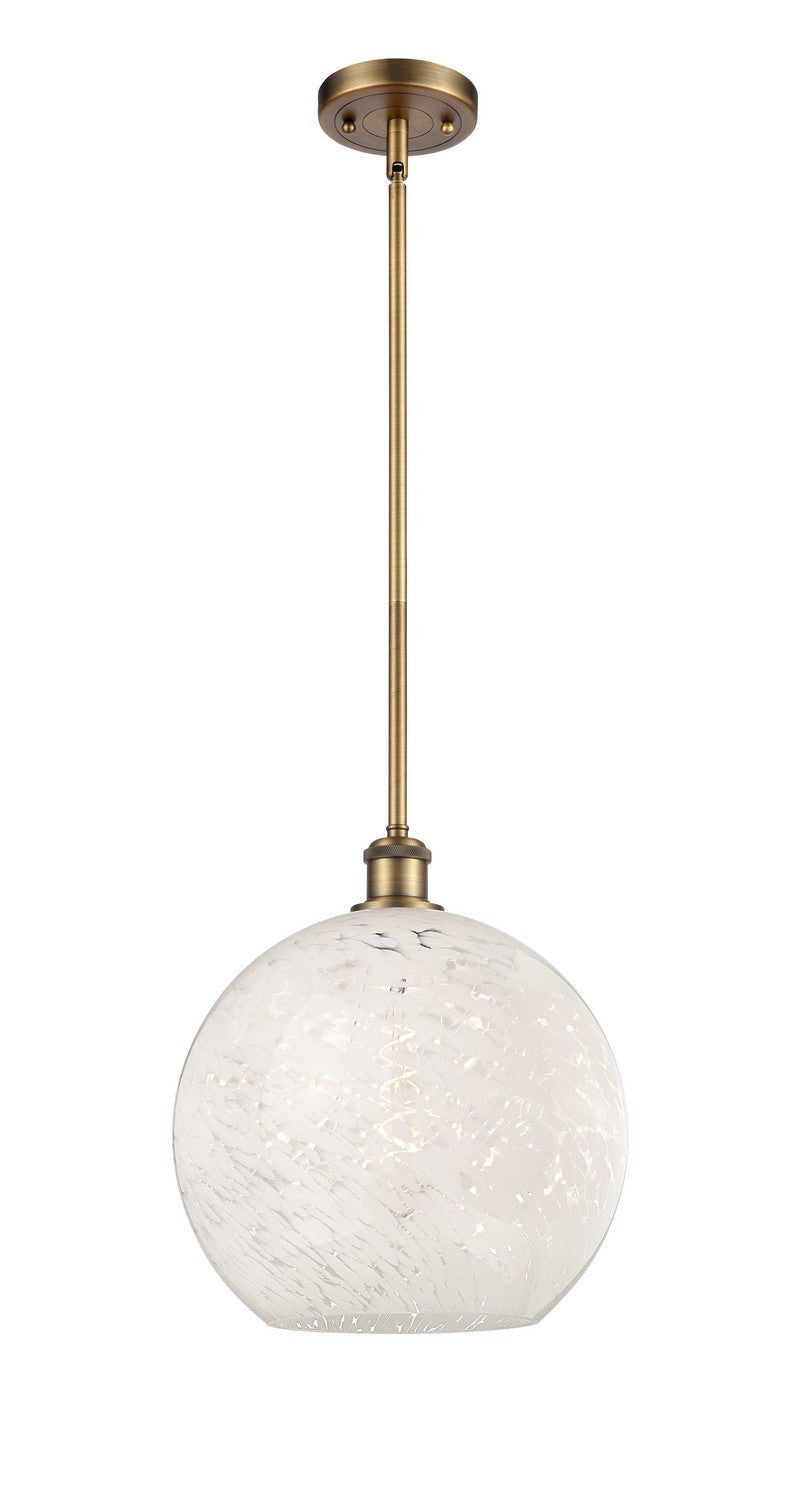 Innovations 516-1S-BB-G1216-12WM LED Mini Pendant, Brushed Brass