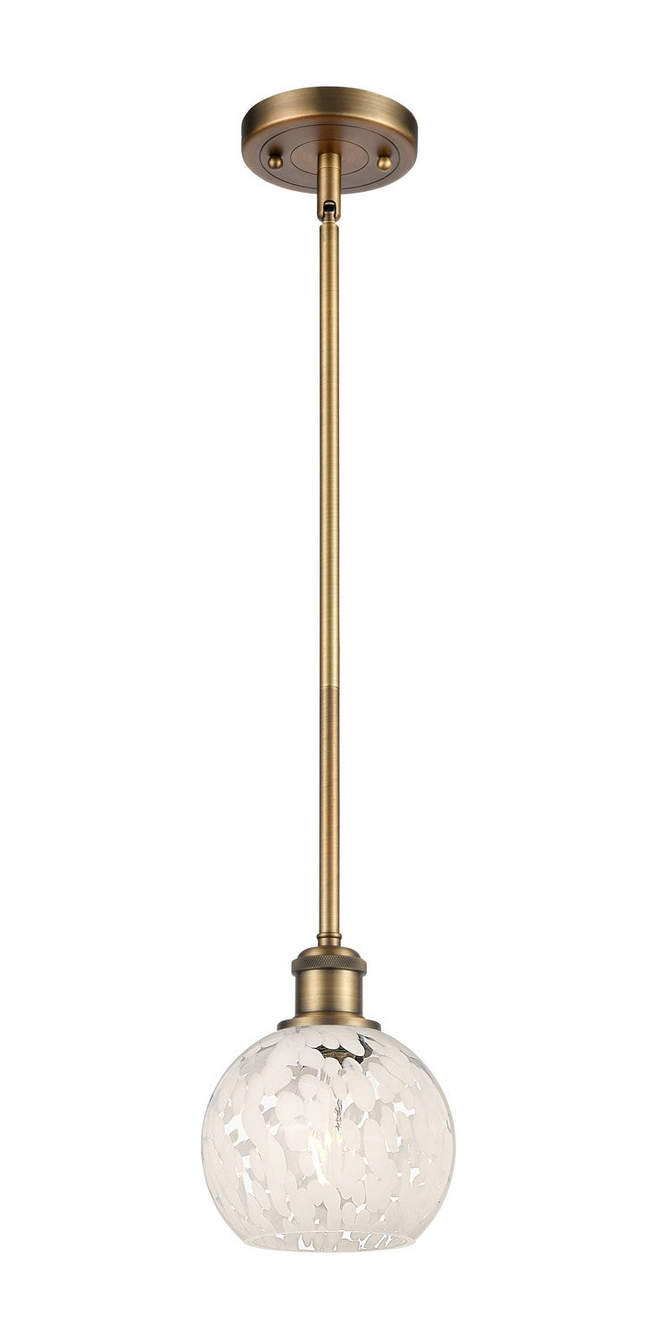 Innovations 516-1S-BB-G1216-6WM LED Mini Pendant, Brushed Brass
