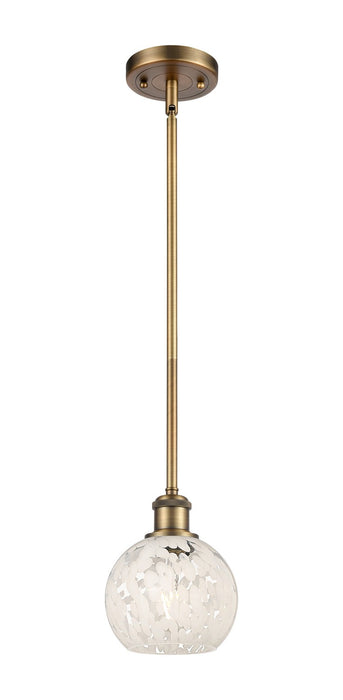 Innovations 516-1S-BB-G1216-6WM LED Mini Pendant, Brushed Brass