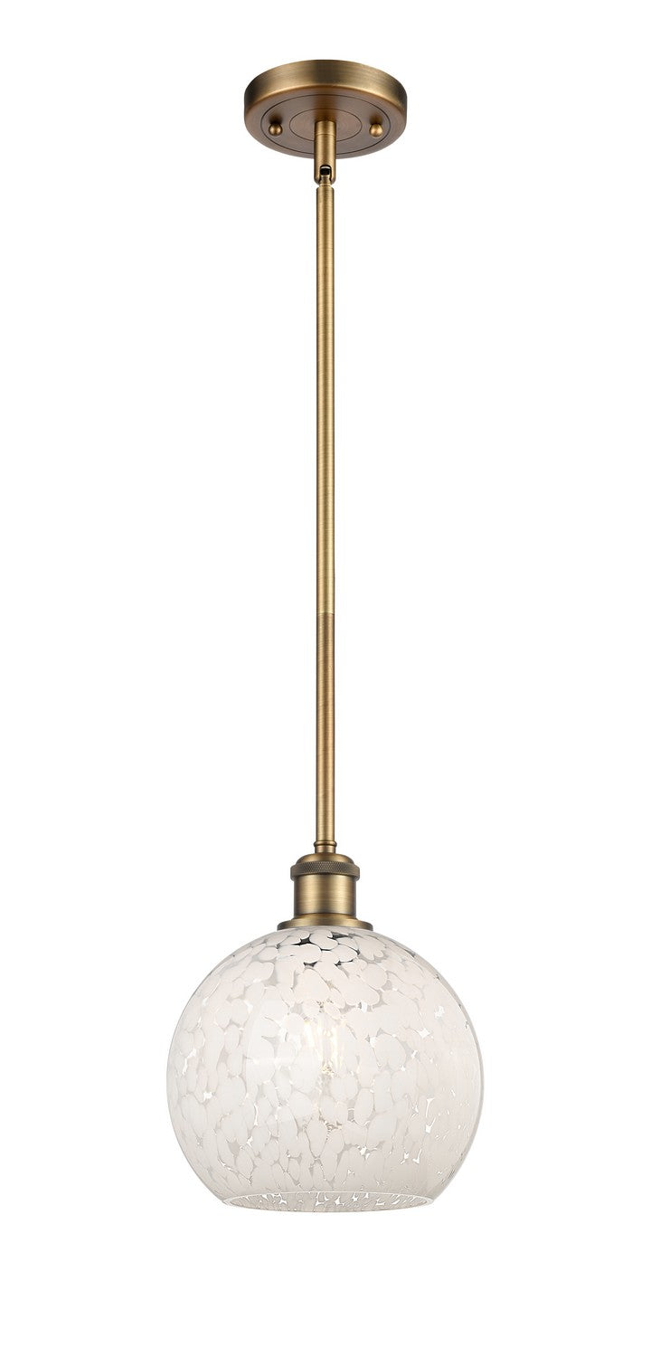 Innovations 516-1S-BB-G1216-8WM LED Mini Pendant, Brushed Brass