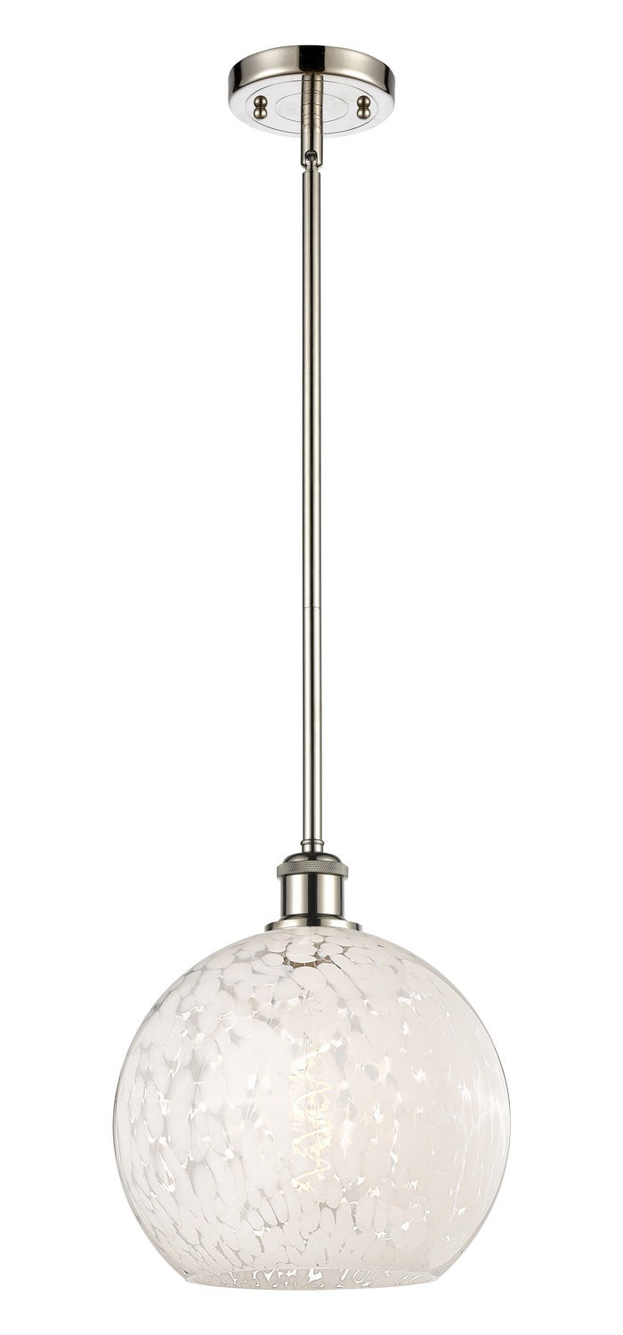 Innovations 516-1S-PN-G1216-10WM LED Mini Pendant, Polished Nickel
