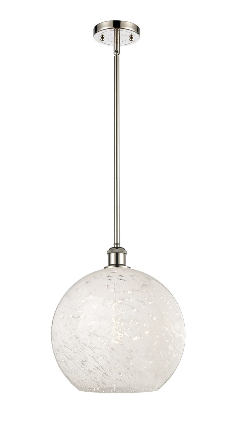 Innovations 516-1S-PN-G1216-12WM LED Mini Pendant, Polished Nickel