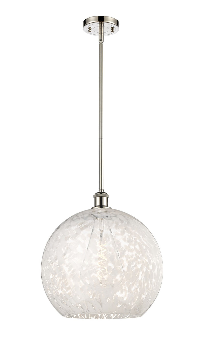 Innovations 516-1S-PN-G1216-14WM LED Pendant, Polished Nickel