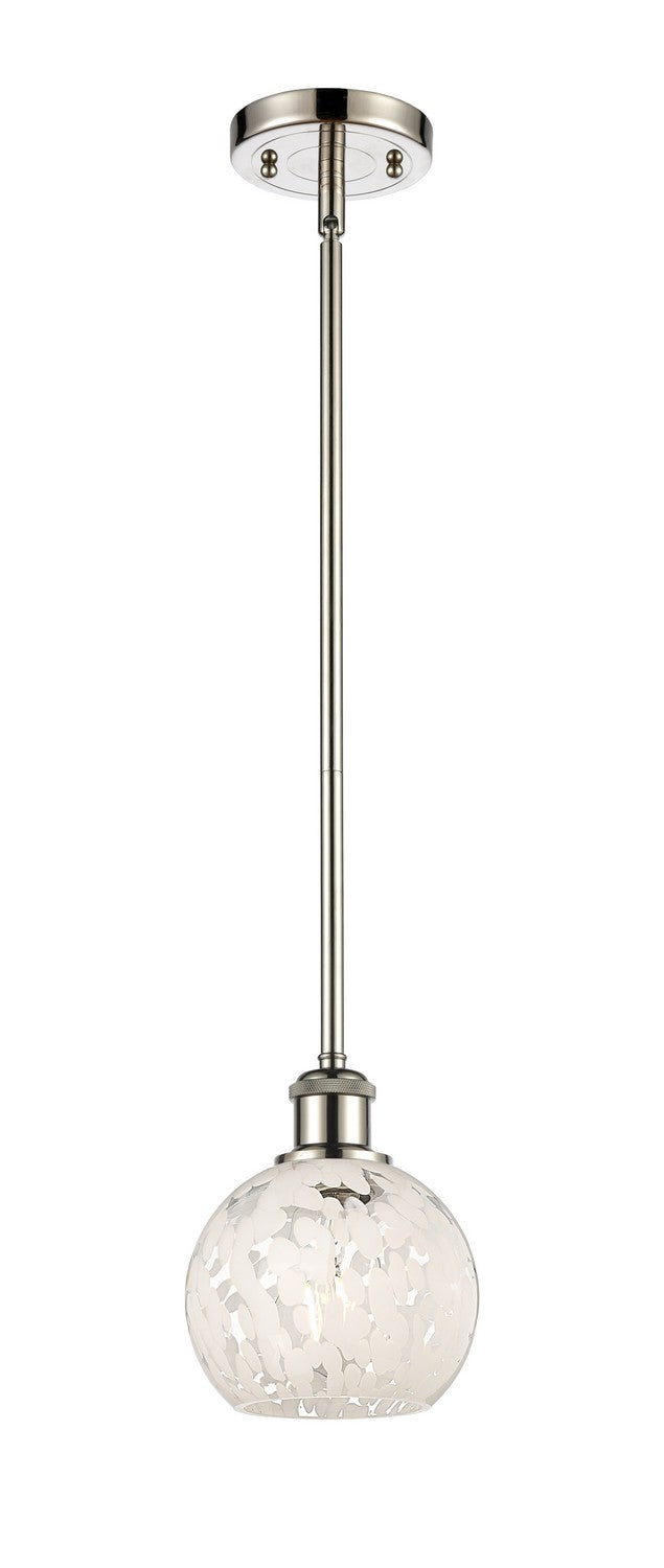 Innovations 516-1S-PN-G1216-6WM LED Mini Pendant, Polished Nickel