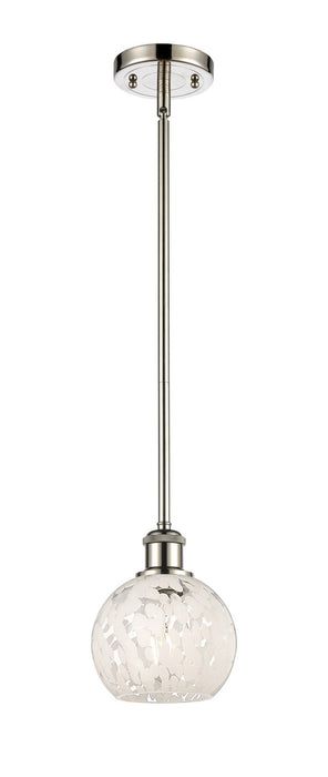 Innovations 516-1S-PN-G1216-6WM LED Mini Pendant, Polished Nickel