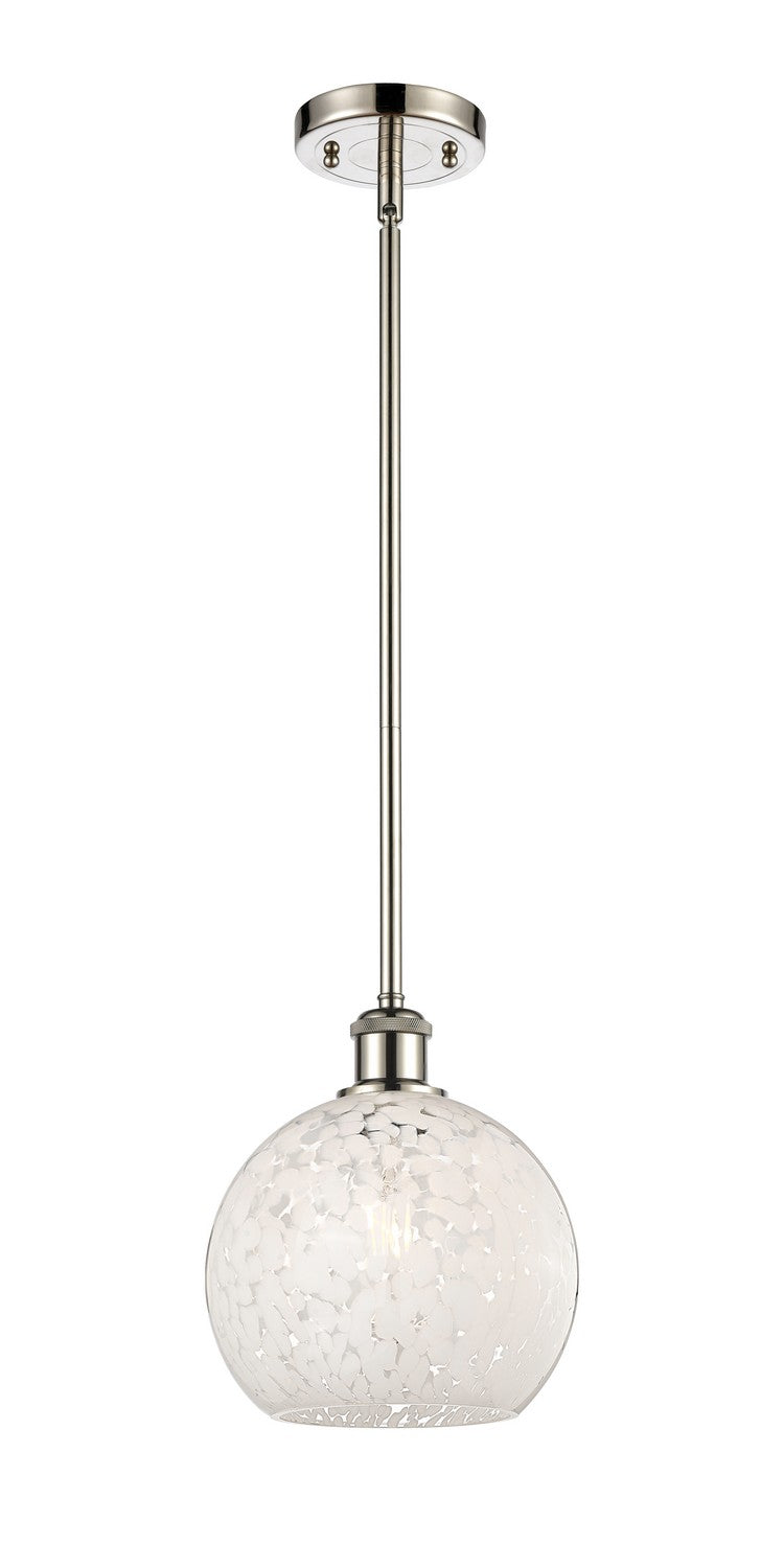 Innovations 516-1S-PN-G1216-8WM LED Mini Pendant, Polished Nickel