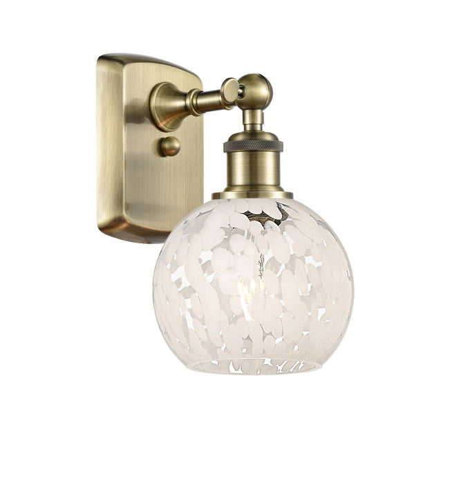 Innovations 516-1W-AB-G1216-6WM LED Wall Sconce, Antique Brass