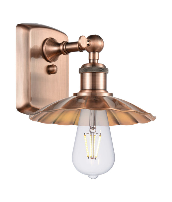 Innovations 516-1W-AC-M17-AC LED Wall Sconce, Antique Copper