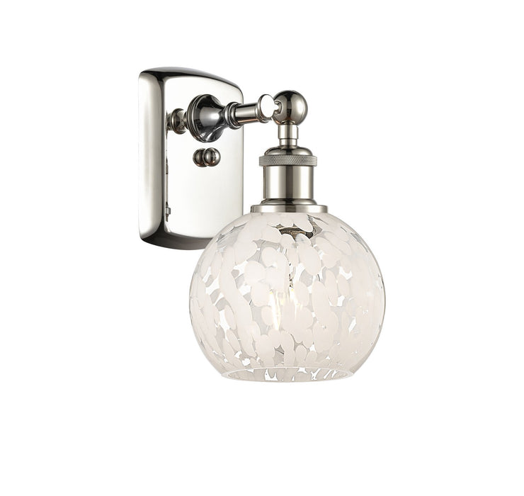 Innovations 516-1W-PN-G1216-6WM LED Wall Sconce, Polished Nickel