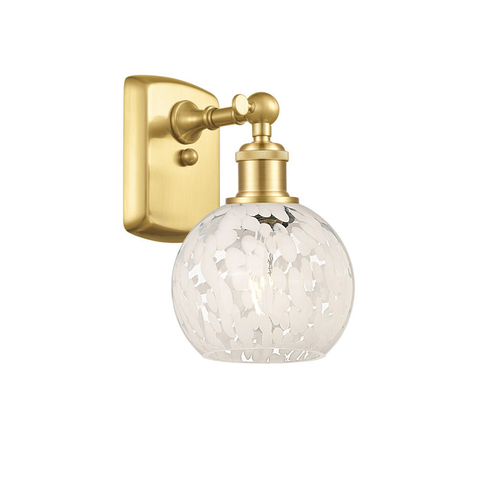 Innovations 516-1W-SG-G1216-6WM LED Wall Sconce, Satin Gold