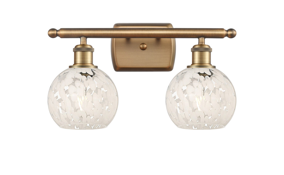Innovations 516-2W-BB-G1216-6WM LED Bath Vanity, Brushed Brass