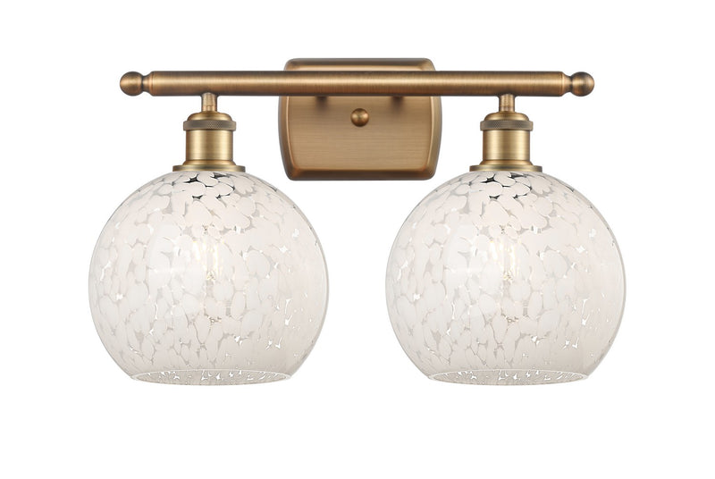 Innovations 516-2W-BB-G1216-8WM LED Bath Vanity, Brushed Brass