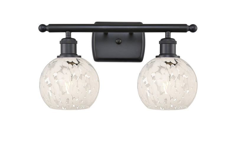 Innovations 516-2W-BK-G1216-6WM LED Bath Vanity, Matte Black