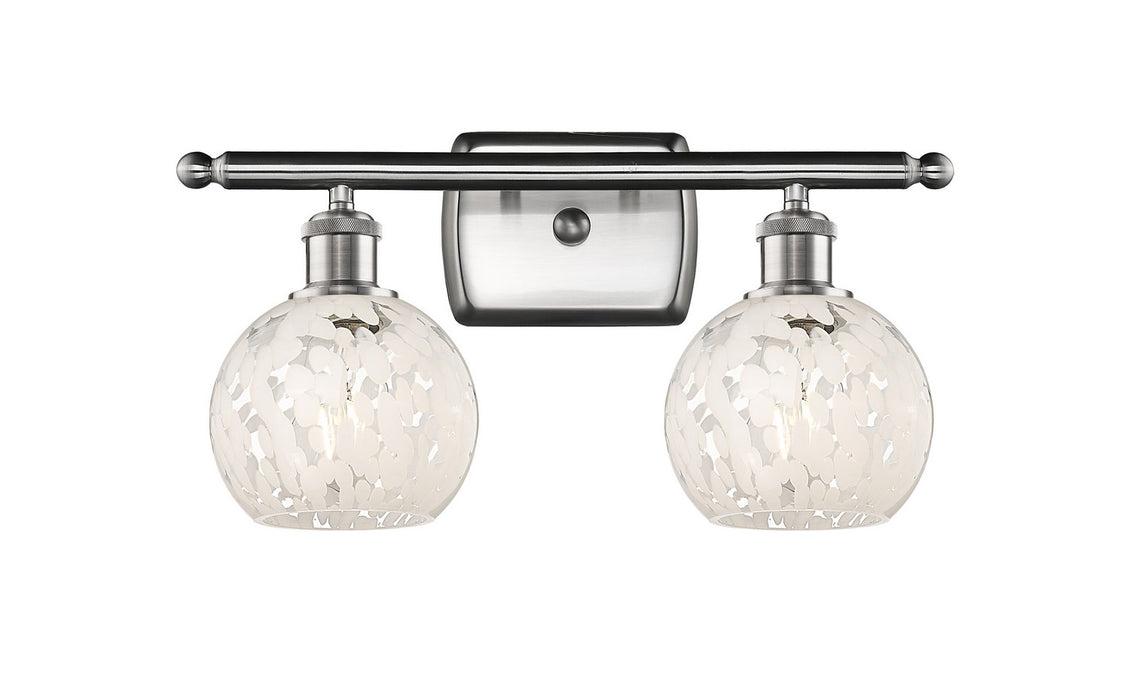 Innovations 516-2W-SN-G1216-6WM LED Bath Vanity, Brushed Satin Nickel