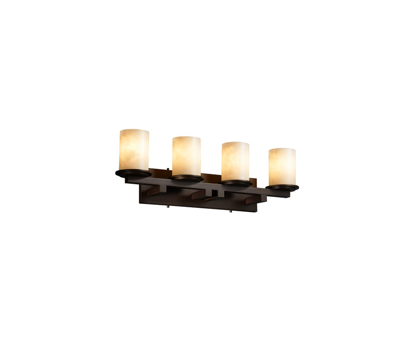 Justice Designs CLD-8774-10-DBRZ-LED4-2800 LED Bath Bar, Dark Bronze