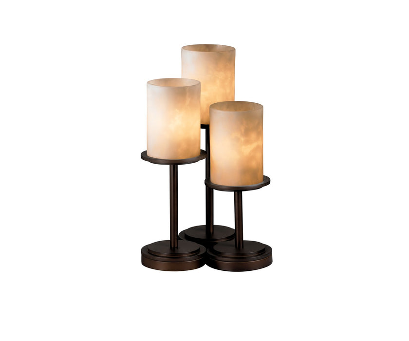 Justice Designs CLD-8797-10-DBRZ-LED3-2100 LED Table Lamp, Dark Bronze