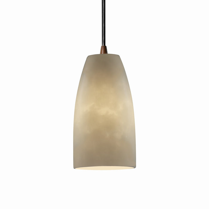 Justice Designs CLD-8816-28-DBRZ-LED1-700 LED Pendant, Dark Bronze
