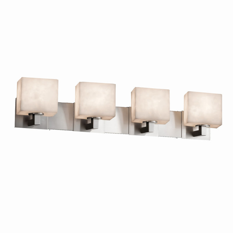 Justice Designs CLD-8924-55-NCKL-LED4-2800 LED Bath Bar, Brushed Nickel