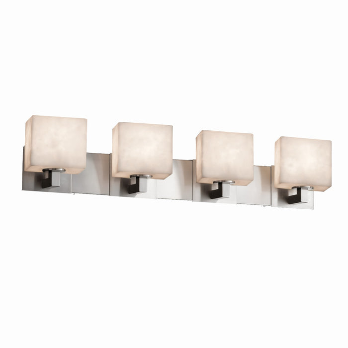 Justice Designs CLD-8924-55-NCKL-LED4-2800 LED Bath Bar, Brushed Nickel