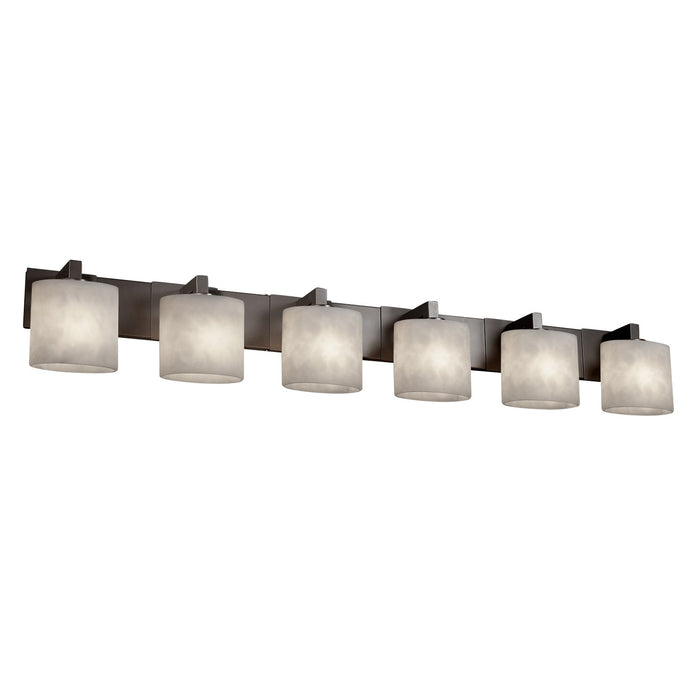 Justice Designs CLD-8926-30-MBLK-LED6-4200 LED Bath Bar, Matte Black