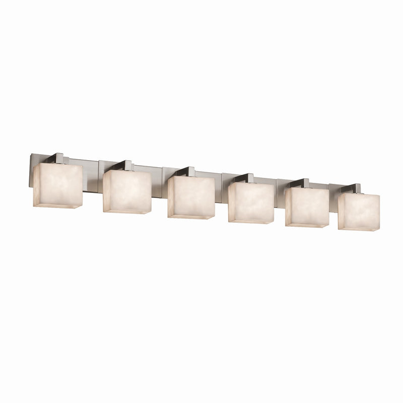 Justice Designs CLD-8926-55-NCKL-LED6-4200 LED Bath Bar, Brushed Nickel
